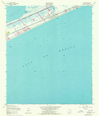 Caplen 1954 topographic map preview