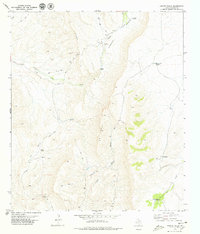 Capote Falls 1979 topographic map thumbnail