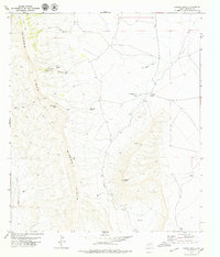 Capote Peak 1978 topographic map thumbnail