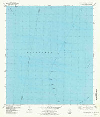 Carancahua Pass 1980 topographic map thumbnail