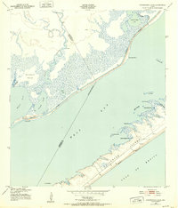 Carancahua Lake topographic map thumbnail