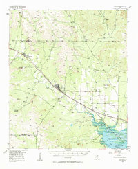 Carlsbad 1957 topographic map thumbnail