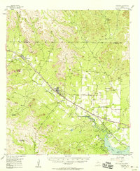 Carlsbad 1957 topographic map thumbnail