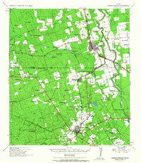 Carrizo Springs topographic map thumbnail