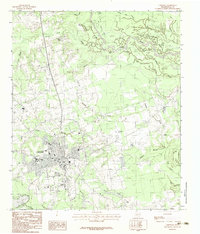 Carthage 1983 topographic map preview