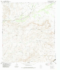 Casa Piedra 1983 topographic map thumbnail