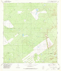 Agua Azul Creek East 1980 topographic map thumbnail