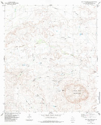 Agua Fria Mountain 1983 topographic map thumbnail