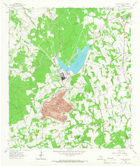 Alcoa Lake 1963 topographic map thumbnail