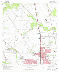 Aldine 1967 topographic map thumbnail