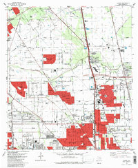 Aldine 1982 topographic map thumbnail