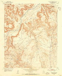 Alibates Ranch 1953 topographic map thumbnail