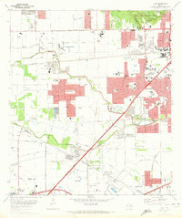 Alief 1970 topographic map thumbnail