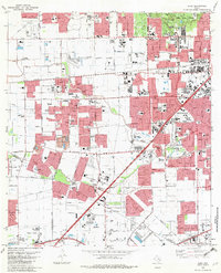 Alief 1982 topographic map thumbnail