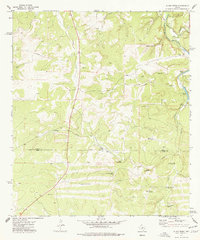 Allen Creek 1974 topographic map thumbnail