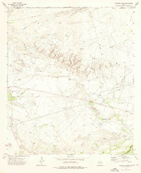 Alligator Draw 1973 topographic map thumbnail