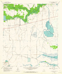 Alligator Hole Marsh 1962 topographic map thumbnail