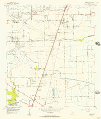 Almeda 1955 topographic map thumbnail