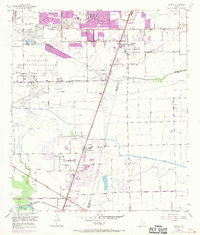 Almeda 1955 topographic map thumbnail
