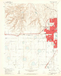 Amarillo West 1960 topographic map thumbnail