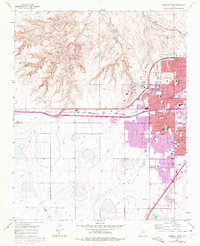 Amarillo West 1960 topographic map thumbnail