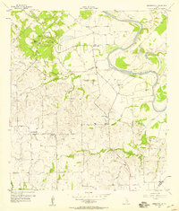 Ammannsville 1957 topographic map thumbnail
