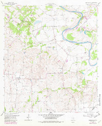 Ammannsville 1957 topographic map thumbnail