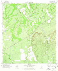 Anacacho 1974 topographic map thumbnail