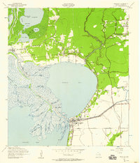 Anahuac 1942 topographic map thumbnail