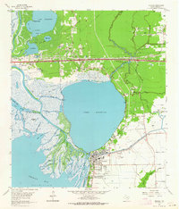 Anahuac 1961 topographic map thumbnail