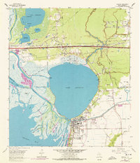 Anahuac 1961 topographic map preview