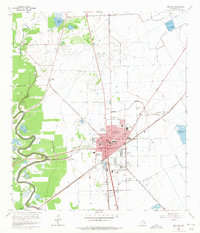 Angleton 1963 topographic map thumbnail