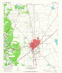 Angleton 1963 topographic map thumbnail