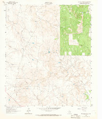 Antelope Creek SE 1962 topographic map thumbnail