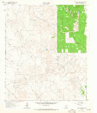Antelope Creek SE 1962 topographic map thumbnail