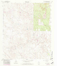 Antelope Creek SE 1962 topographic map thumbnail