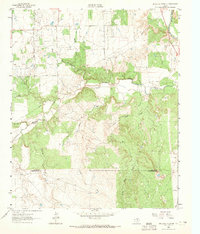 Antelope Creek NE 1962 topographic map preview