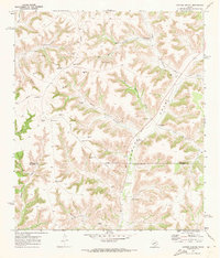 Antone Canyon 1970 topographic map thumbnail