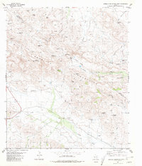 Barrilla Mountains West 1980 topographic map thumbnail