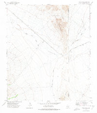 Bass Canyon 1972 topographic map thumbnail