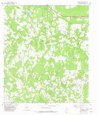 Bastrop SW 1982 topographic map thumbnail