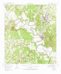 Bastrop 1948 topographic map thumbnail