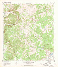 Bat Cave 1967 topographic map thumbnail