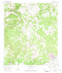 Bat Cave 1967 topographic map thumbnail