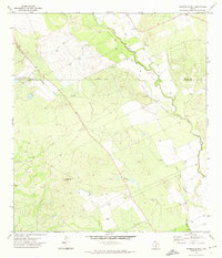 Batesville Hill 1971 topographic map thumbnail