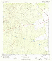 Batesville NW 1972 topographic map thumbnail