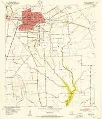 Bay City 1952 topographic map thumbnail