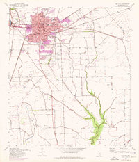 Bay City 1952 topographic map thumbnail