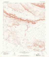 Bean Hills 1964 topographic map thumbnail