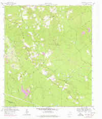 Bear Creek 1958 topographic map thumbnail
